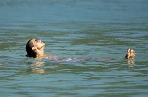 Alessandra Ambrosio Saint Barthelemy Candids on January 22, 2009 