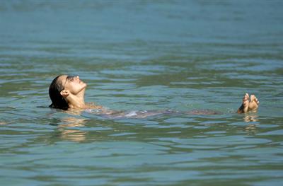 Alessandra Ambrosio Saint Barthelemy Candids on January 22, 2009 