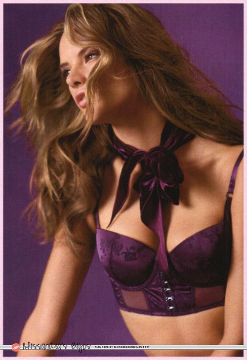 Alessandra Ambrosio in lingerie