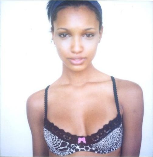 Jasmine Tookes in lingerie