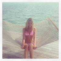 Elsa Hosk in a bikini