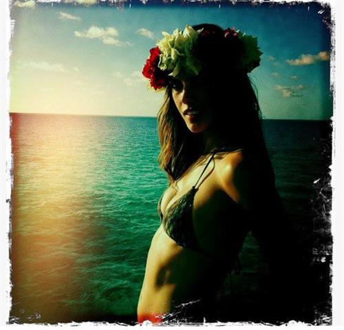 Alessandra Ambrosio in a bikini