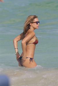 Sylvie van der Vaart in a bikini
