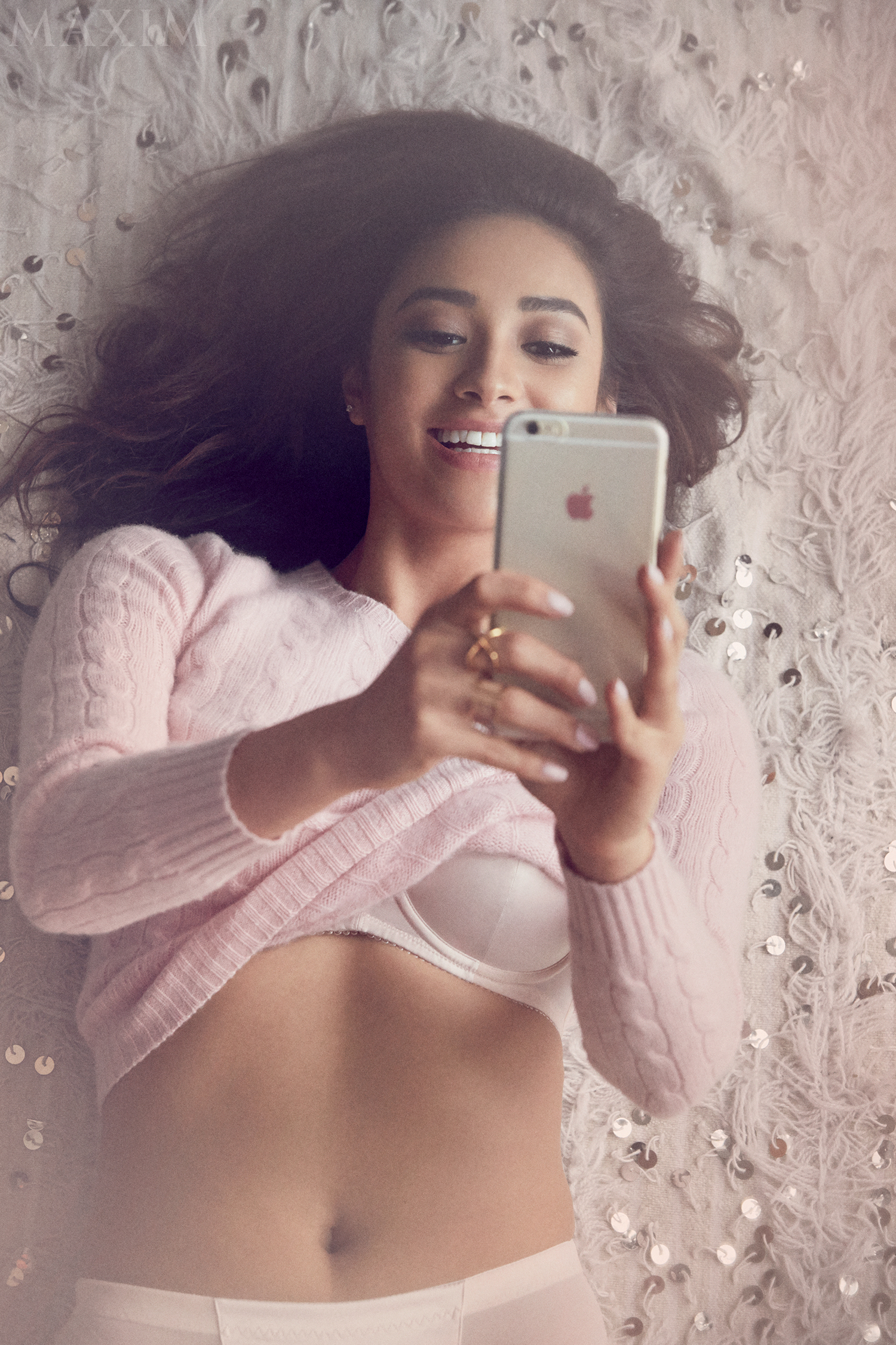 Shay Mitchell in lingerie