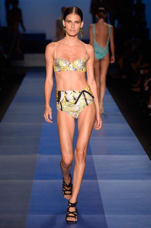 Caroline Francischini in a bikini