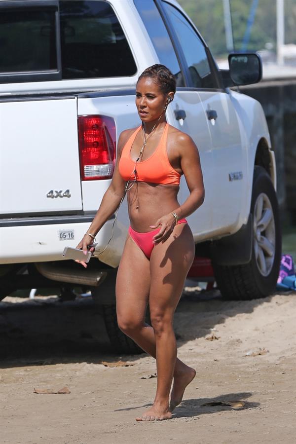 Jada Pinkett Smith in a bikini