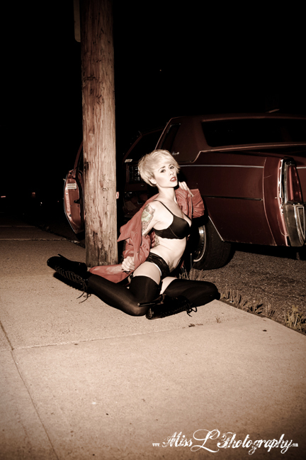 Alysha Nett in lingerie