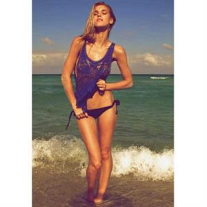 Joy Corrigan in a bikini