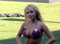 Britney Haynes in a bikini