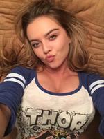 Lauren Hanley taking a selfie