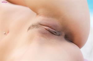 Yaryna Pussy Pictures Hot Red Lips.. featuring Yaryna | Twistys.com