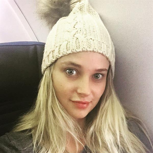 Genevieve Morton taking a selfie