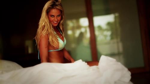 Genevieve Morton in a bikini