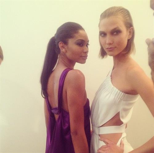 Karlie Kloss in lingerie