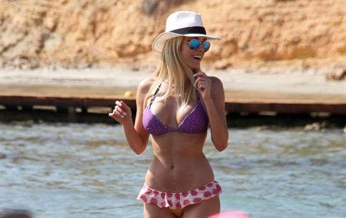 Doukissa Nomikou in a bikini
