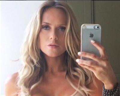 Katie May taking a selfie