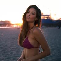 Christen Harper in a bikini
