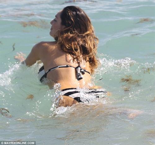 Kelly Brook in a bikini
