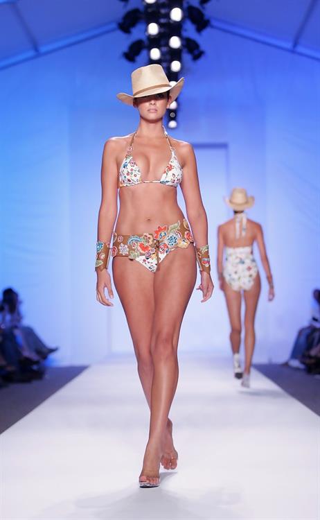 Carla Ossa in a bikini