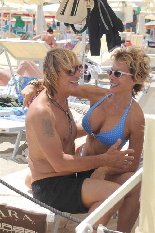 Carmen Russo in a bikini