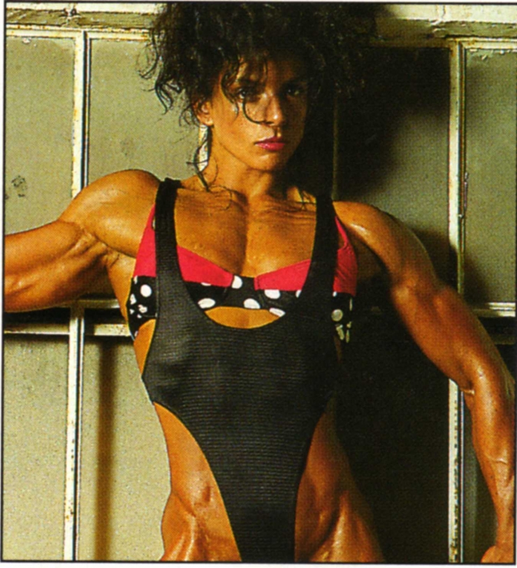 Sharon Bruneau in a bikini