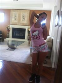 Jada Stevens taking a selfie