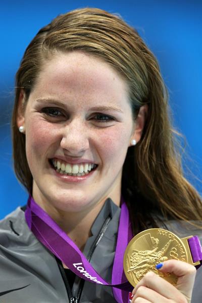 American Olympic Swimmer Missy Franklin won Gold in the 2012 Olympics