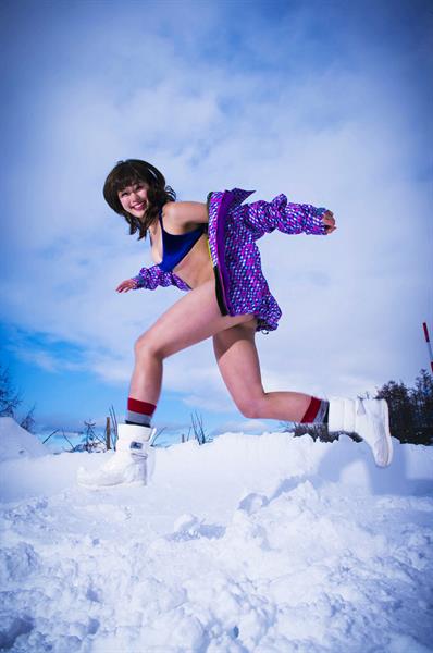 Ami Inamura in a bikini