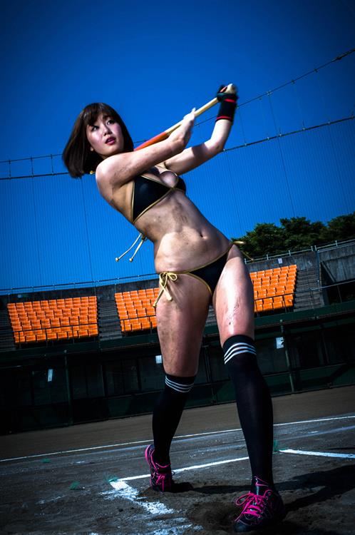 Ami Inamura in a bikini