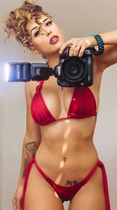 Tianna Gregory in a bikini