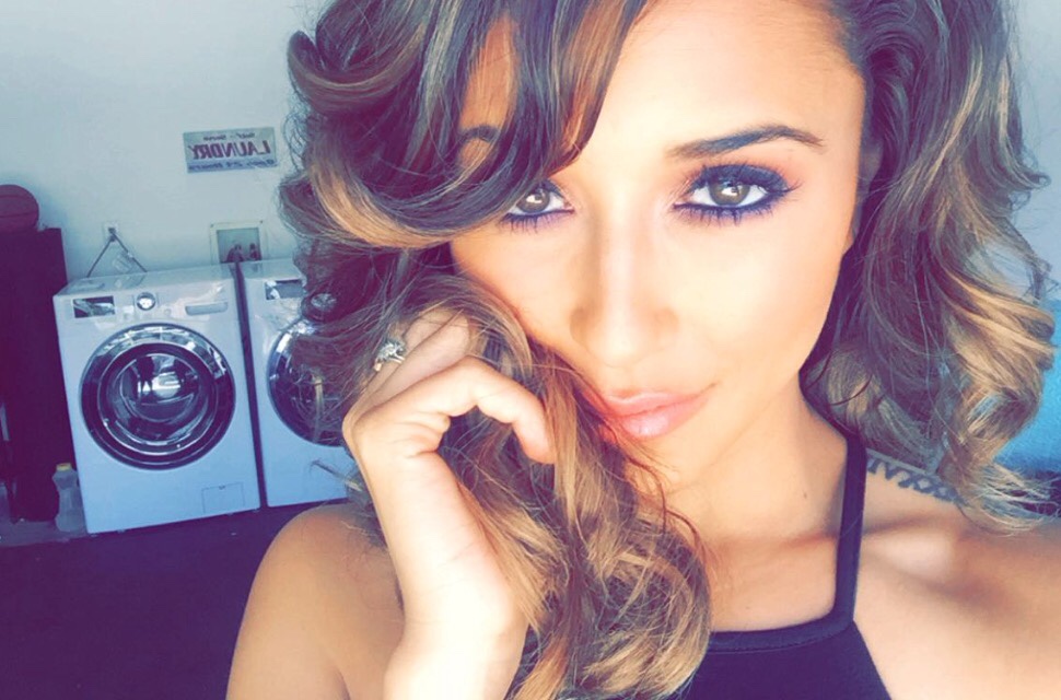 Tianna Gregory taking a selfie