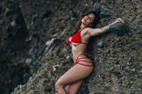 Tianna Gregory in a bikini