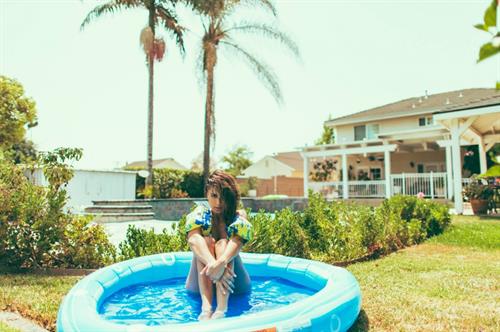 Tianna Gregory in a bikini