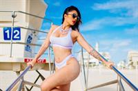 Tianna Gregory in a bikini