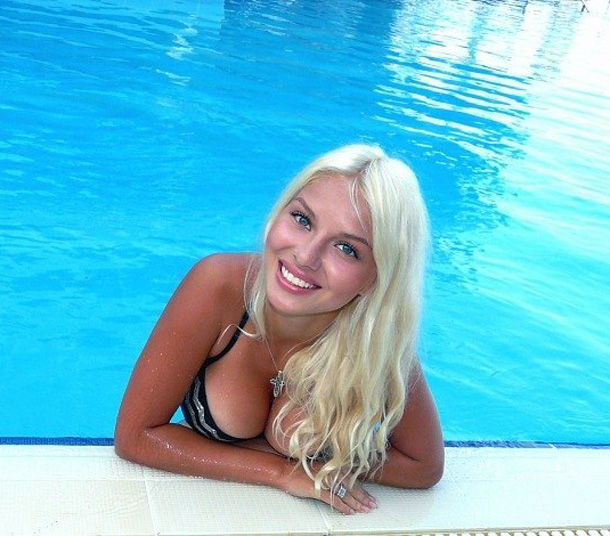 Ekaterina in a bikini