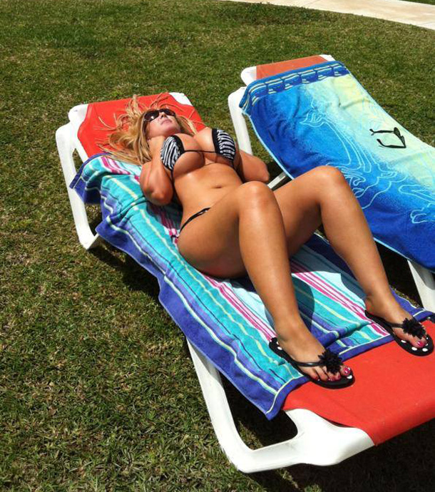 Charlotte Fox in a bikini