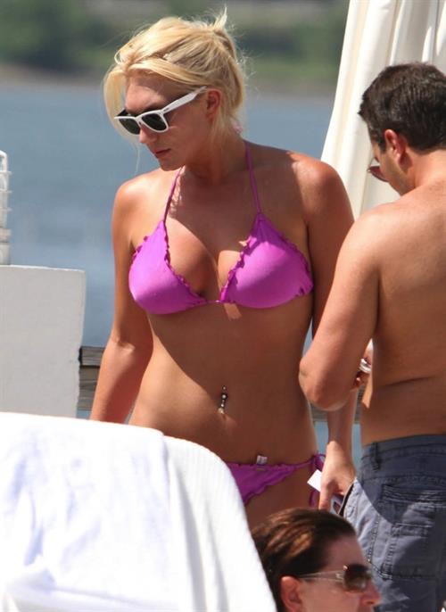 Brooke Hogan in a bikini