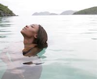 Violet Budd in a bikini