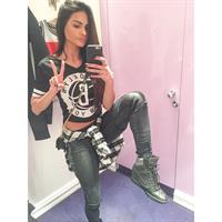 Sophia Miacova taking a selfie