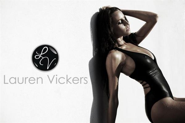 Lauren Vickers in a bikini
