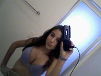 Angie Varona taking a selfie