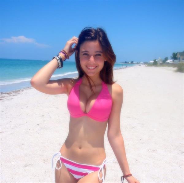 Angie Varona in a bikini