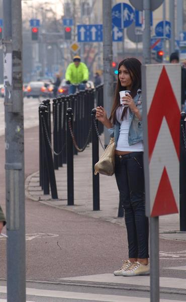 March 01 2014, LA....Actress Model Joanna Modes on the street in Hollywood on March 01, 2014 in Los Angeles, California. ....