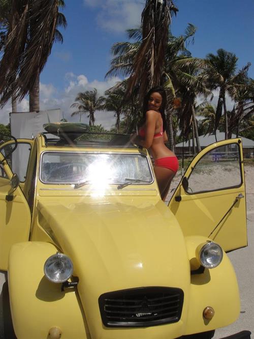 Francesca Frigo in a bikini