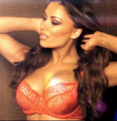 Hazel O'Sullivan in lingerie