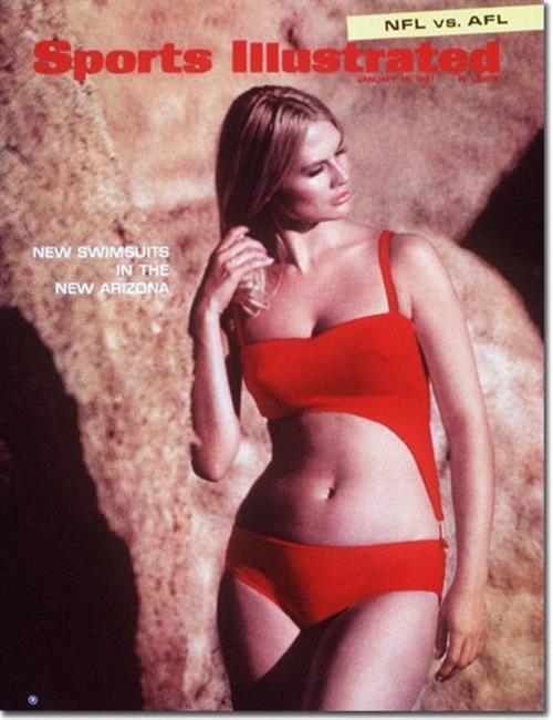 Marilyn Tindall in a bikini