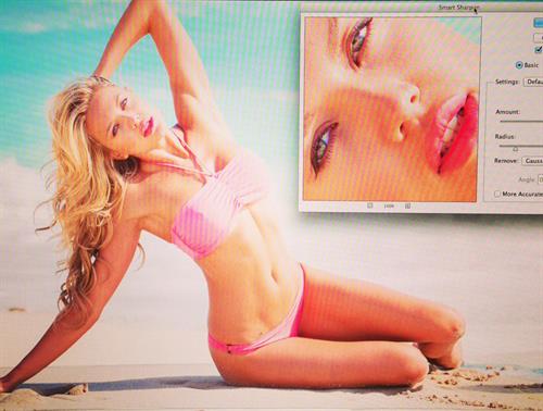 Anonymous in a bikini