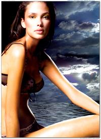 Sabrina Jales in lingerie