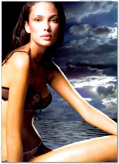 Sabrina Jales in lingerie