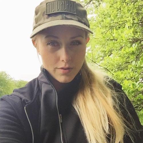 Pernille Penelopee taking a selfie and - ass